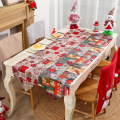 Xmas Santa Tree Star Heart Flower Tablecloth Table Runner Party Holiday Decor