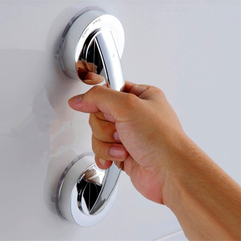 35#Slip Bathroom Suction Cup Handle Grab Bar for elderly Safety Bath Shower Tub Bathroom Shower Grab Handle Rail Grip