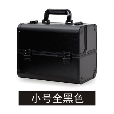 Makeup Case High Quality Portable Professional Makeup Box Large Capacity Aluminum Alloy Suitcase Makeup Artist Cosmetic Bag Box