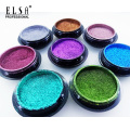 ELSA 23 color Neon Shiny Laser Holographic Glitter Pigment Powder Chrome Mirror Titanium Nail Powder Dust for Manicure Nail Art