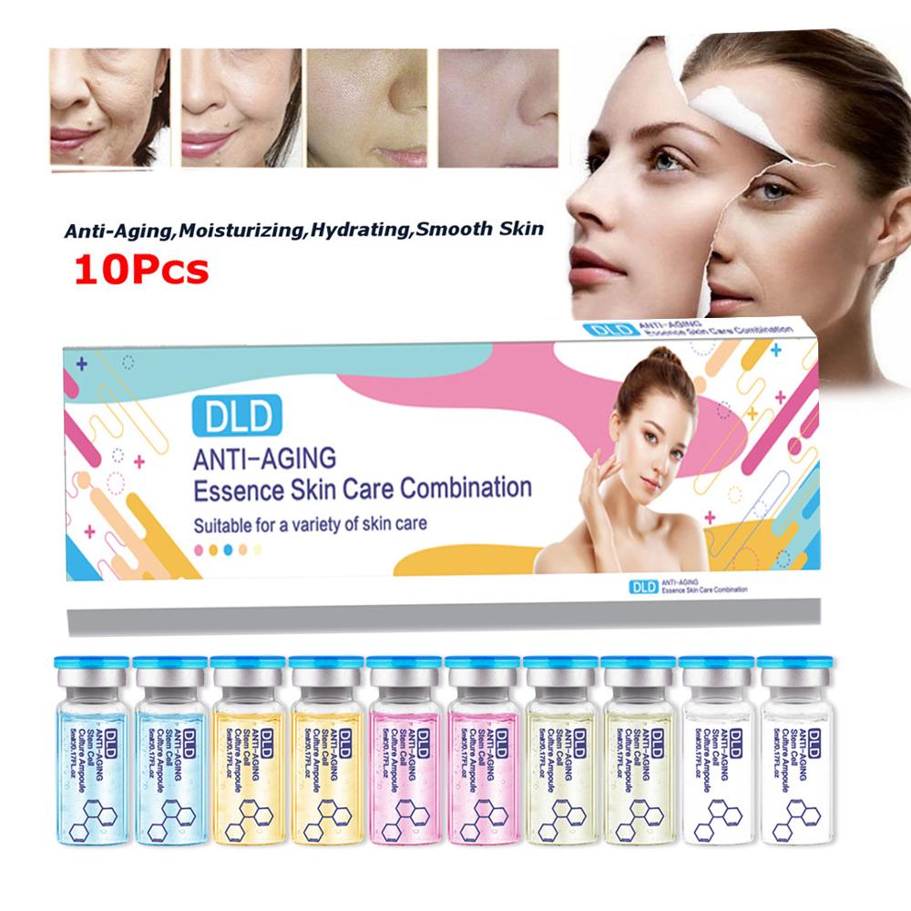 10pcs/set Korean Makeup Glow Skin Meso Cream White Brightening Serum Natural Skin Whitening Concealer Make Up Remnant Foundation