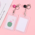 1PC Quality PVC Material Double Card ID Badge Case Clear Bank Credit Card Badge Holder Accessories