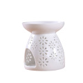 Candle Holders Lamp White Ceramic Crafts Essential Oil Tea Wax European Style Porcelain Ornament Incense Burner Home Decor