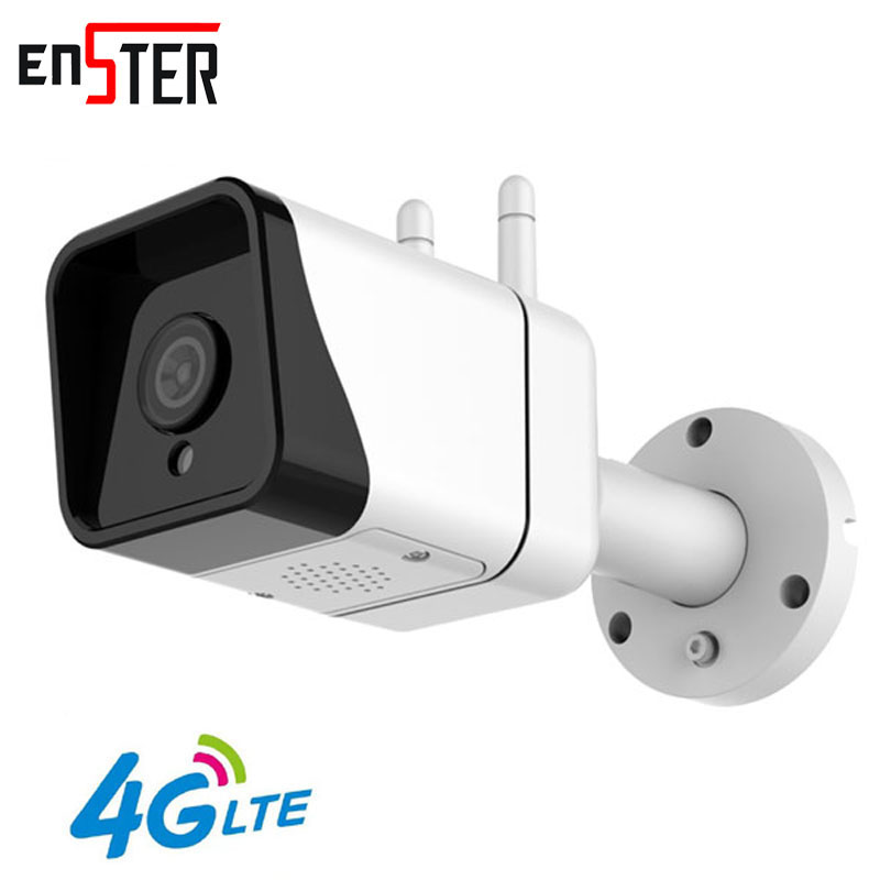 4G Sim Card Mobile Remote Monitoring Live Video Cellular CCTV Security Surveillance IP Camera 2 Way Audio With Microphone