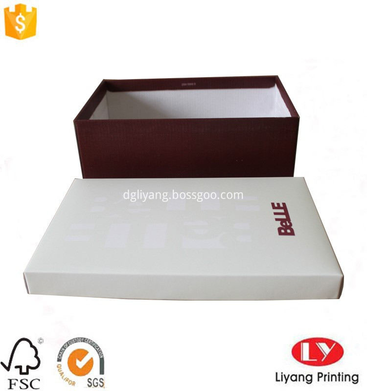 shoes pacakging corrugated box