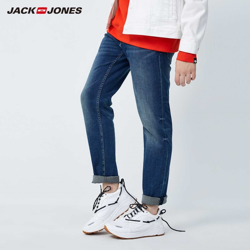 JackJones New Arrival Men's Casual Stretch Slim Fit Tight-leg Jeans Menswear| 219332600