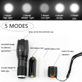 8000 Lumens Flashlight XML-T6 Tactical Flashlight waterproof Torch 5 Modes Portable Lamp zaklamp Light 18650 Battery Lantern