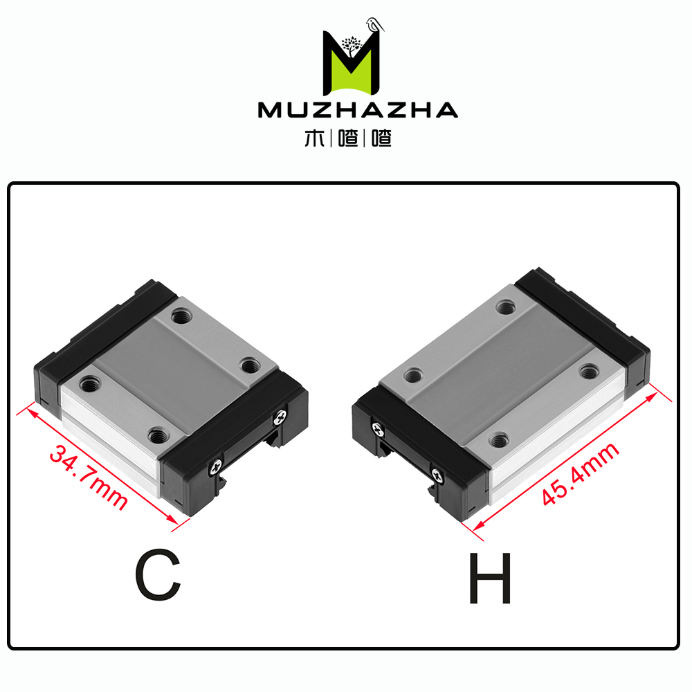 MGN12H MGN12C for linear bearing sliding block match use with MGN12 for linear guide for cnc xyz diy engraving machine