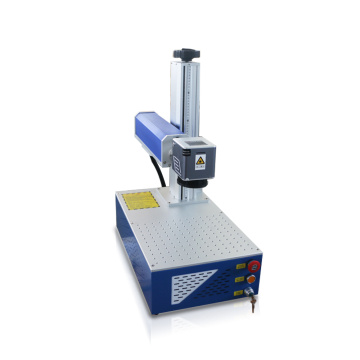 50W Fiber Laser Metal Marking Machine With Rotary For Glod,Silver ,Aluminum,Copper Engraving