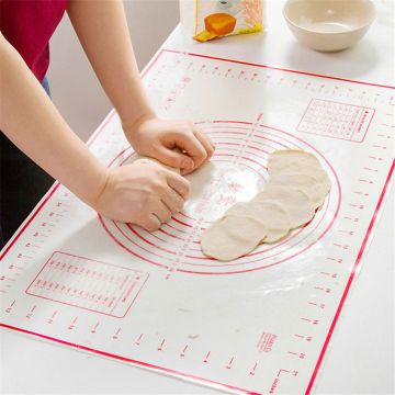 1 pc Non-Stick Silicone Baking Mats Fibreglass Liners Pad Rolling Dough Cutting Pizza Dough Fondant Cake Pastry Bakeware Tools