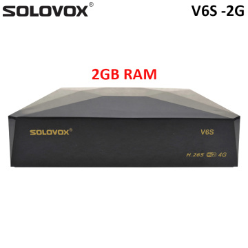 SOLOVOX V6S 2G RAM Satellite TV Receiver DVB-S2 Support European USA Global WEB TV Xtream Stalker