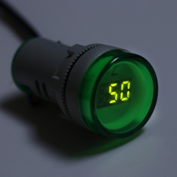 22mm Hertz AC Frequency Meter LED Digital Display Indicator Signal Lamp Lights