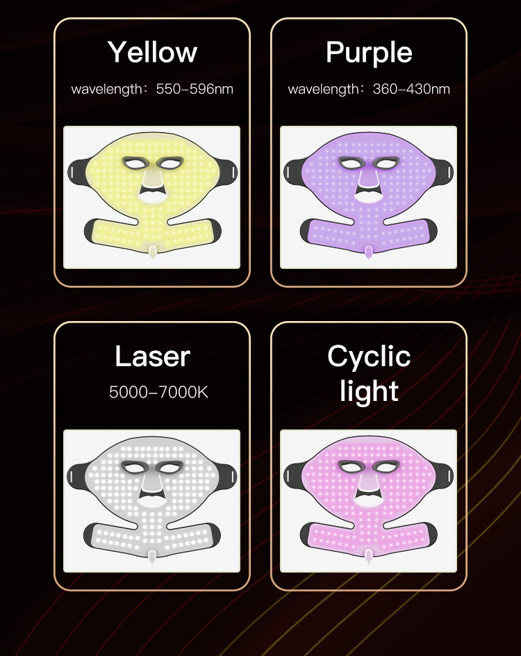 lighting face mask