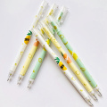 3X Fresh Pineapple Press Automatic Mechanical Pencil Writing Pencil School Supply Student Stationery 0.5mm