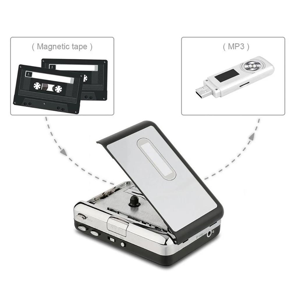Y&H Cassette Tape Player Record Tape to MP3 Digital Converter,USB Cassette Capture,Save to USB Flash Drive Directly