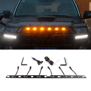 Car Styling LED Front Grille Light Grill Lamp For Toyota Land Cruiser 200 2016 2017 2018 2019 2020