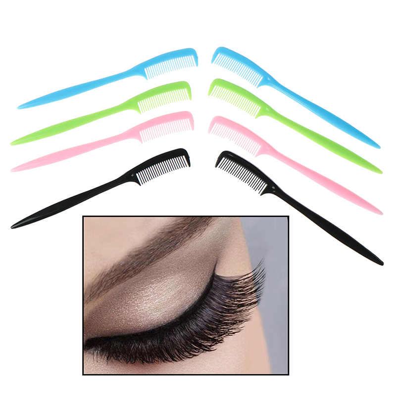 5pcs Plastic Eyebrow Eyelashes Eye Brow Extension Brush Eyebrow Comb Cosmetic Makeup Tools Type Random For Salon Home Use New