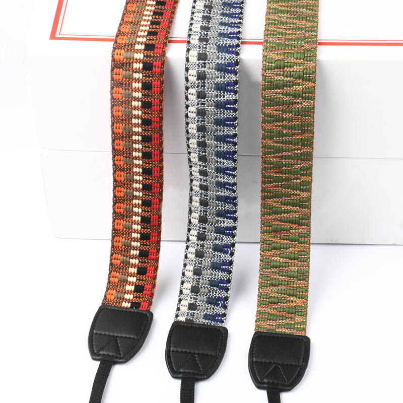 Ethnic Photo Camera Strap Cotton Yard Neck Shoulder Hand Strap for Canon Nikon Pentax LHB99