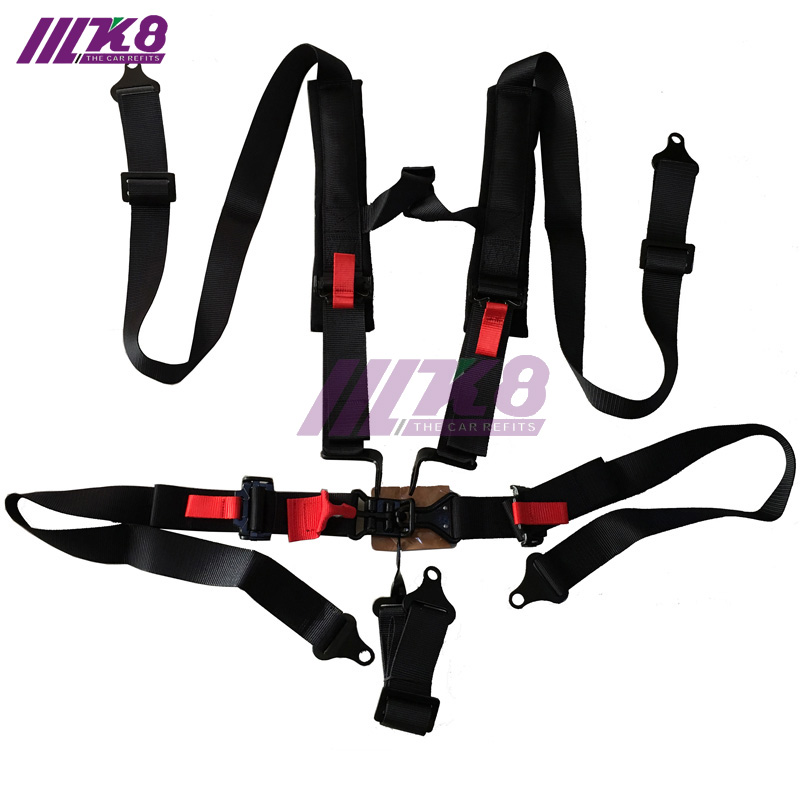 K8-6002 2 Inch 5 point Latch Link Car Auto Racing Sport Seat Belt Safety Racing Harness
