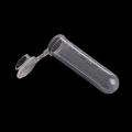 New 50Pcs 5ml Plastic Clear Snap Cap Centrifuge Tubes Vials Sample Lab Container