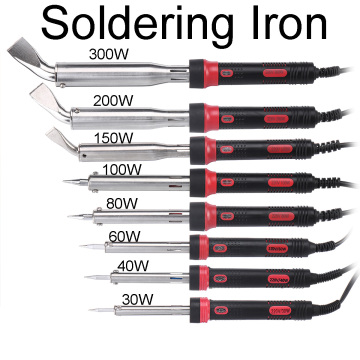 30W 40W 60W 80W 100W150W 200W 300W Electric Soldering Irons Pencil Soldering Iron Station Tool Welding Repair Rework