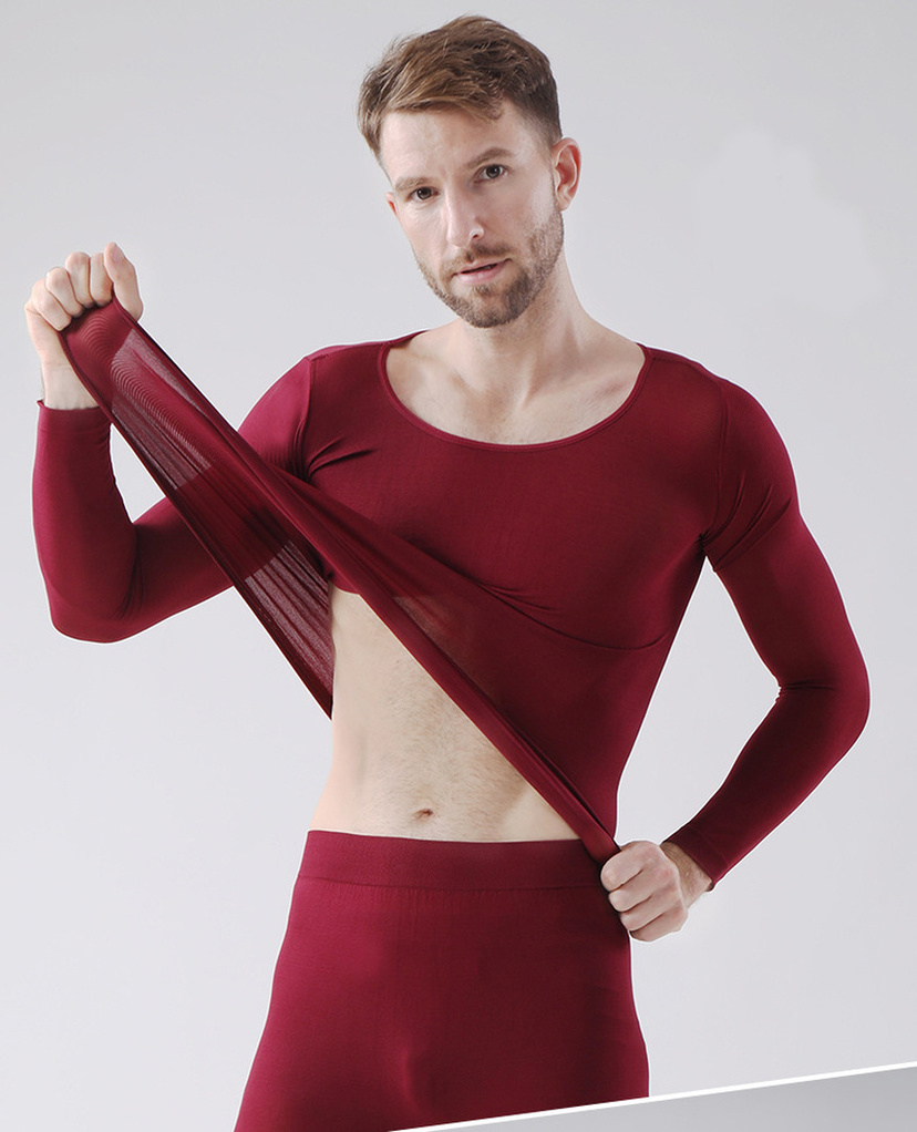 Hot Sell Men's Thermal Underwear Thin Section Set Winter Long Johns Second Skin Winter Men's Warm Clothes Thermal Long Johns