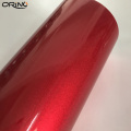 Premium High Glossy Red Diamond Pearl Glitter Vinyl Film Wrapping Gloss Red Candy Diamond Car Sticker Decal