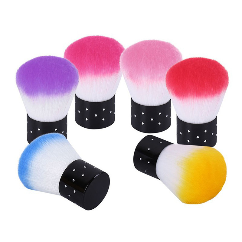 2021 Nail Art Dust Brush Blush Glitter Powder Foundation Remover Cleaner UV Gel Polish Acrylic Manicure Tool Makeup