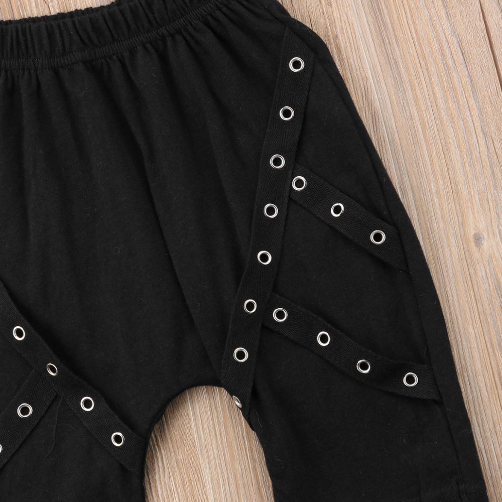 1-5T Toddler Kid Baby Boy Girls Harem Pants Shorts Leggings Fashion Chain Hip Hop Pants