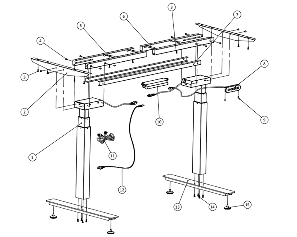 UD1DESKExploded View