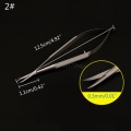 Microscopic Scissor Forcep Probe Micro Hook Tweezer Spatula 12cm Stainless Steel Micro Tweezer O10 dropship
