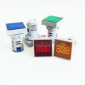 22mm Square Measuring Range frequency meter hertz indicator lamp Digital Display Electricity Hertz meter