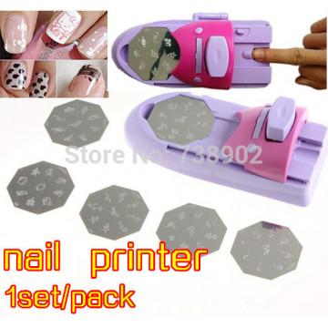 DIY Decoration Nail Art Stamping Printing Manicure Machine,Fashionable Paint Design Kit Set For Nail Tools