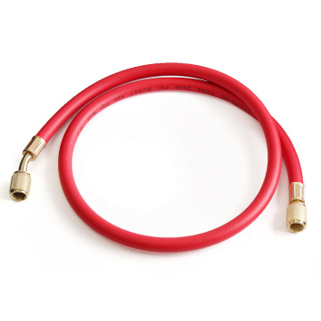 90CM R134A Car Charging Hose Refrigerant Measuring Recharge Adapter Coolant Pipe 14MM for R410a R22 R12 1/4