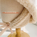 USPOP New Winter hats Suede lamb wool thickened warm ear protection bucket hat Cute Panama Hats