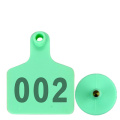 green cattle eag tag