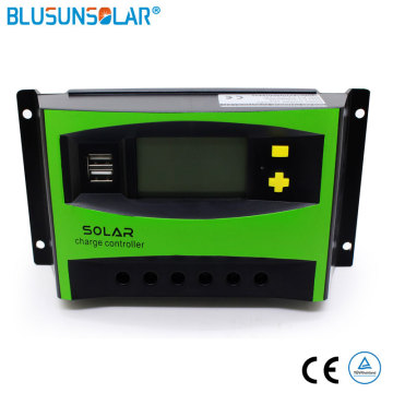 20A-60A 12/24V MPPT LCD Display Solar PV Charge Regulators PWM Solar Charger Controller Dual USB Solar Charge Controller