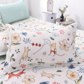 100% Cotton Bed Sheet Single Double Twin Queen King Size Bedsheet Floral Cartoon Cotton Comfortable Flat Sheet 200x230cm