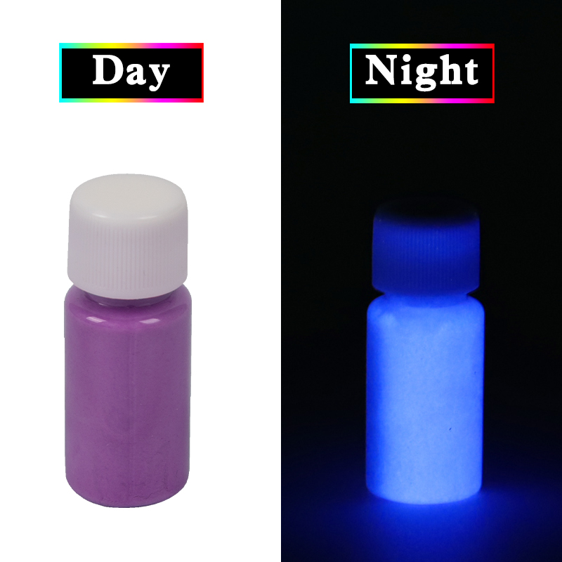 20g Purple Luminous Paint Glow in the Dark Fluorescent Paint for Party Nail Decoration Art Supplies