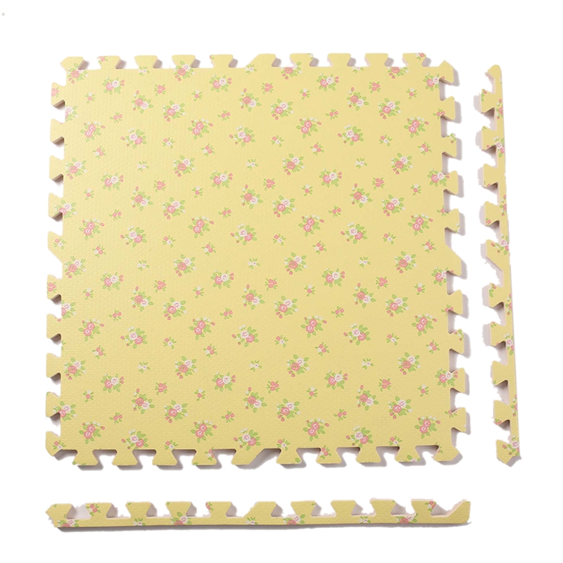 16 Pcs Cartoon Print Waterproof Carpet EVA Foam Floor Protection Pad Play Mat A2UB