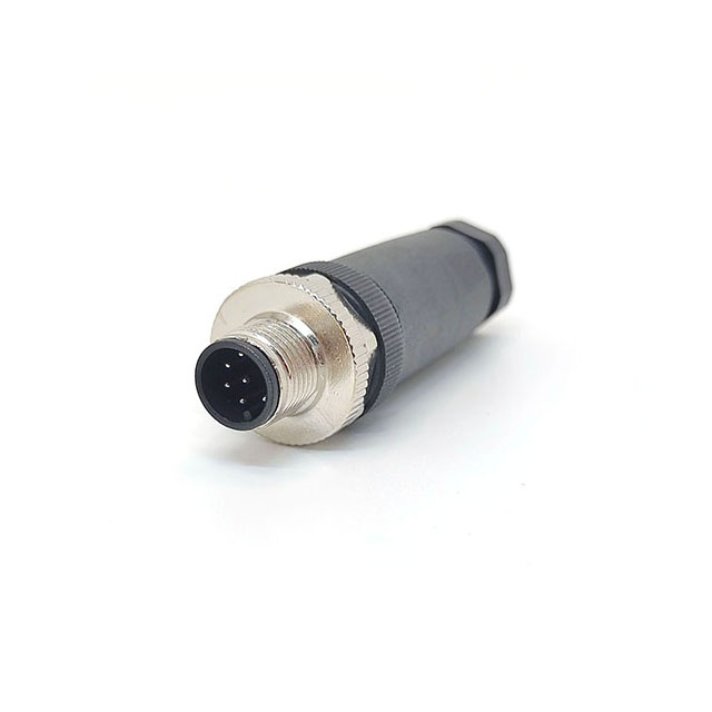 M12 round plug connector