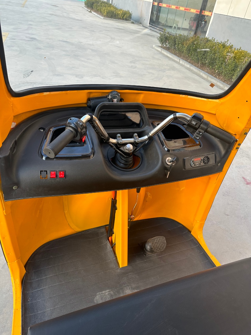 Two-row electric tricycle