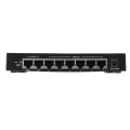 8 Port 10/100Mbps POE Fast Ethernet Network Switch Lan Hub Ethernet Smart Switcher for NVR Router Support 6-55V Power Supply