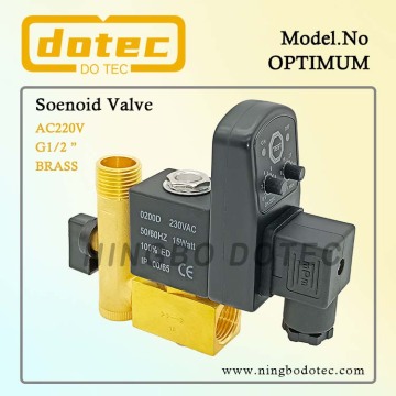 OPTIMUM Air Compressor Auto Drains Timed Solenoid Valve