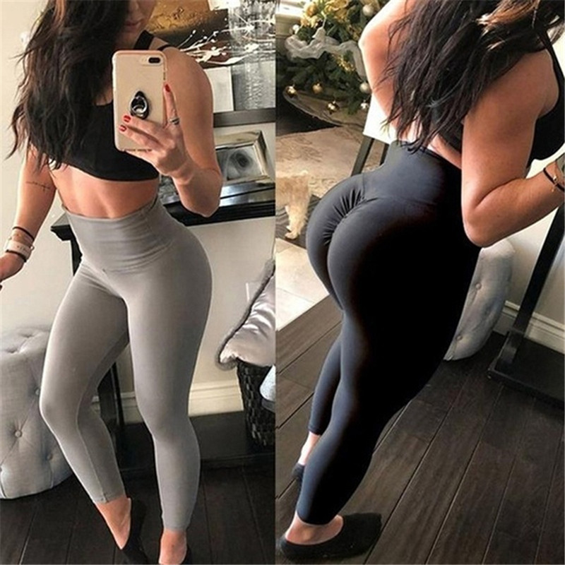 ladies High Waist Sport Yoga Leggings Fitness Seamless Workout Women Gym Leggings Stretchy Scrunch Running Breathable Legging