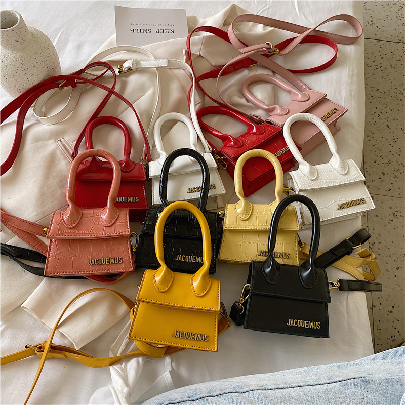 Jacquemus Mini Purses and Handbags for Women 2020 Crossbody Bag Famous Brand Totes Luxury Designer Hand Bags crocodile pattern