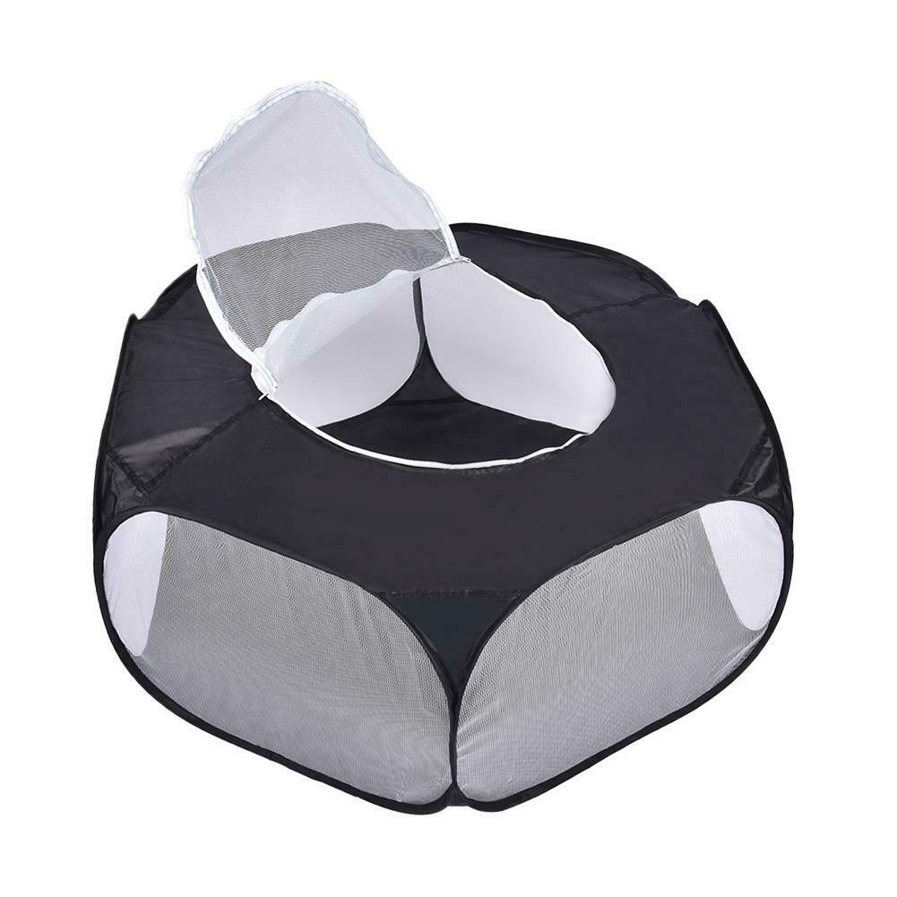 Portable Dog fence Indoor Outdoor Pet Puppy Playpen for Small Animal Hamster Fence Tent Cage With Cover Waterproof Camping House