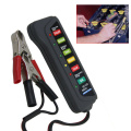 1cs 12V Digital Battery Alternator Tester Car Vehicle Diagnostic Tool with 6 LED Lights Battery Testers Circuit Tester