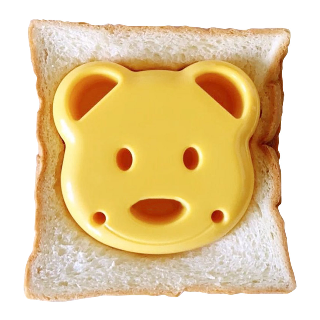 1PCS Little Bear Shape Sandwich Mold Bread Biscuits Embossed Device Cake Mold Maker DIY Mold Cutter High Quality Random Color