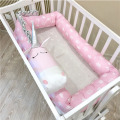 Baby Crib Bumper Plush Pillows Cushion Newborn Baby Bedding Cartoon Unicorn Pillow Infant Cradle Baby Bed Fence Baby Room Decor